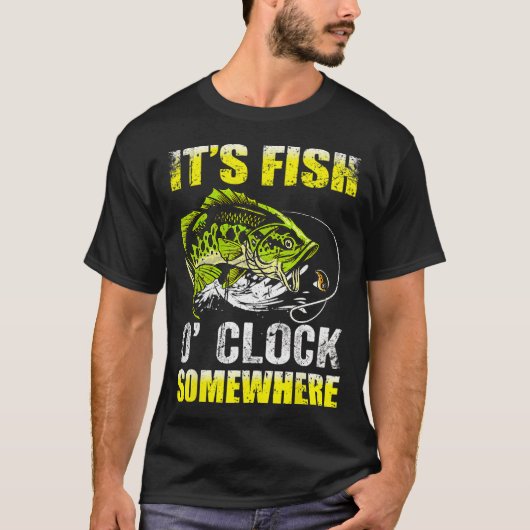 Het is Visuur Ergens Grappige Vissen T-shirt (Voorkant)