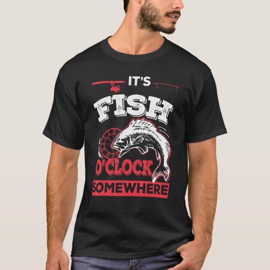 Het is visuur ergens Vissen T-shirt (Voorkant)