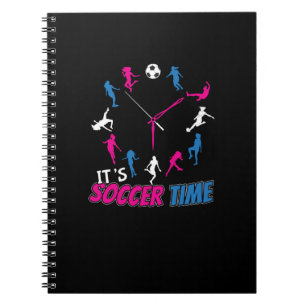 Het is Voetbal Tijd Meisjes Voetbal Quote Notitieboek