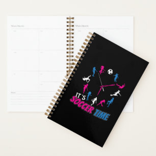 Het is Voetbal Tijd Meisjes Voetbal Quote Planner