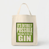 Het is volledig mogelijk Dit is mijn Gin Bag Tote Bag (Voorkant)