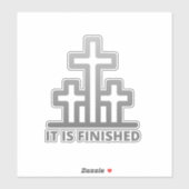 Het is voltooid 3 snijwonden vinylSticker die op m Sticker (Vel)