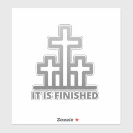 Het is voltooid 3 snijwonden vinylSticker die op m Sticker