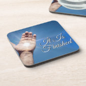 Het is voltooid bier onderzetter (Linkerzijde)