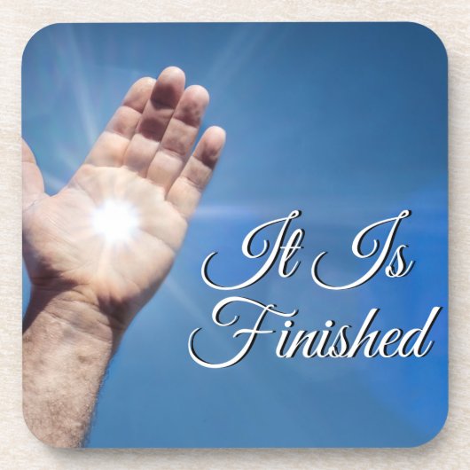 Het is voltooid bier onderzetter (Voorkant)