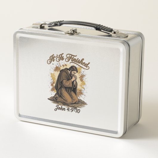 Het Is Voltooid Bijbelvers Vintage Christelijk T-s (Voorkant)