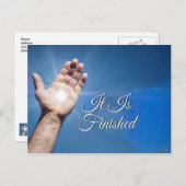 Het is voltooid briefkaart (Voorkant / Achterkant)