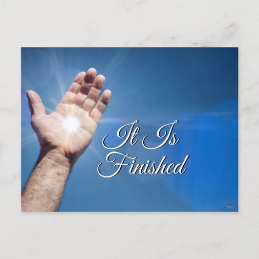 Het is voltooid briefkaart (Voorkant)