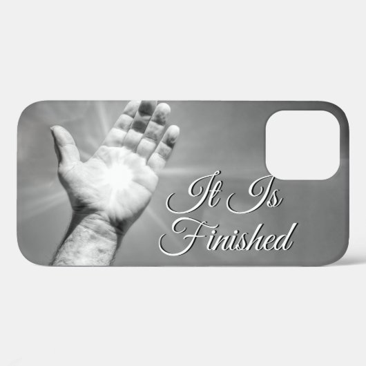 Het Is Voltooid Grijs Case-Mate iPhone Case (Achterkant (horizontaal))
