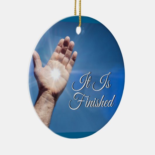 Het is voltooid keramisch ornament (Rechts)