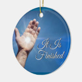 Het is voltooid keramisch ornament (Links)