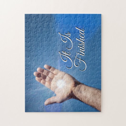 Het is voltooid legpuzzel (Verticaal)