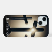 Het is Voltooid Phone Case iPhone 15 Case (Achterkant horizontaal)