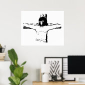 Het is voltooid poster (Thuiskantoor)