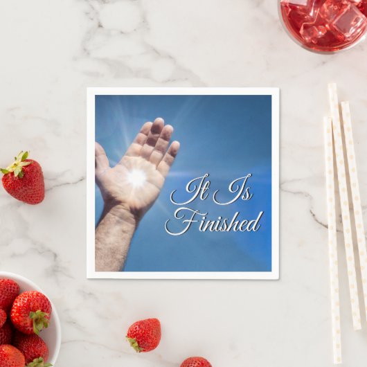 Het is voltooid servet (Insitu)