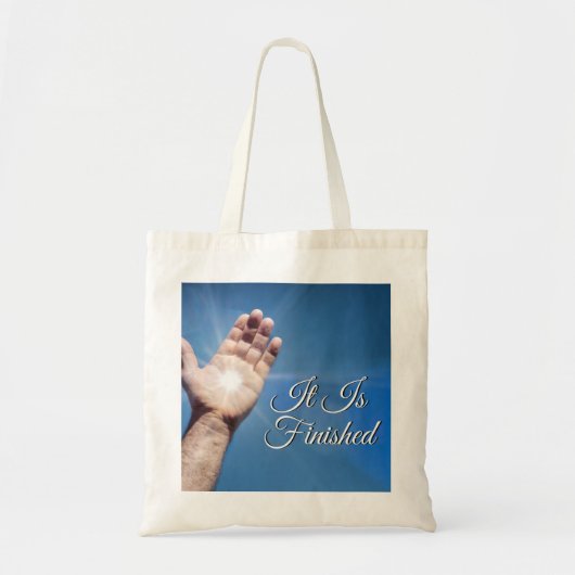 Het is voltooid tote bag (Voorkant)