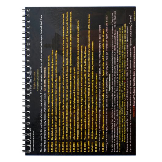 Het is voor de kinderen notitieboek (Voorkant)