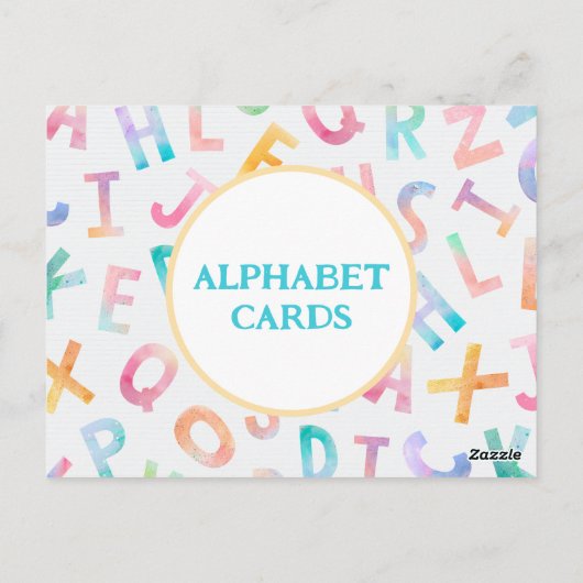 Het is voor Ice Cream - Alphabet Flash Kaart (Achterkant)