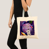 HET IS VOORBIJ DE STERREN, ASTRONAUT TOTE BAG (Voorkant (product))
