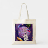 HET IS VOORBIJ DE STERREN, ASTRONAUT TOTE BAG (Achterkant)