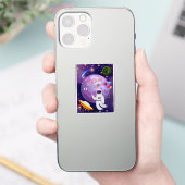 HET IS VOORBIJ DE STERREN, RUIMTEVAARDER STICKER (Telefoon)
