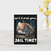 Het is voorbij je gevangenistijd Grappige komedie Kaart (Gele Bloem)