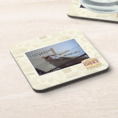 Het is voorbij mijn avondeten bier onderzetter (Linkerzijde)