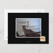 Het is voorbij mijn avondeten briefkaart (Voorkant / Achterkant)