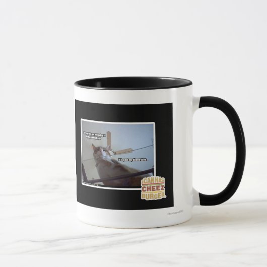 Het is voorbij mijn avondeten mok (Rechts)