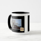 Het is voorbij mijn avondeten mok (Voorkant links)