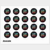 Het is vreemd dat het dezelfde leeftijd heeft als ronde sticker (Vel)