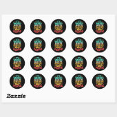 Het is vreemd om dezelfde leeftijd te hebben als d ronde sticker (Vel)