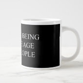 Het is vreemd om dezelfde leeftijd te hebben als o grote koffiekop (Rechts)