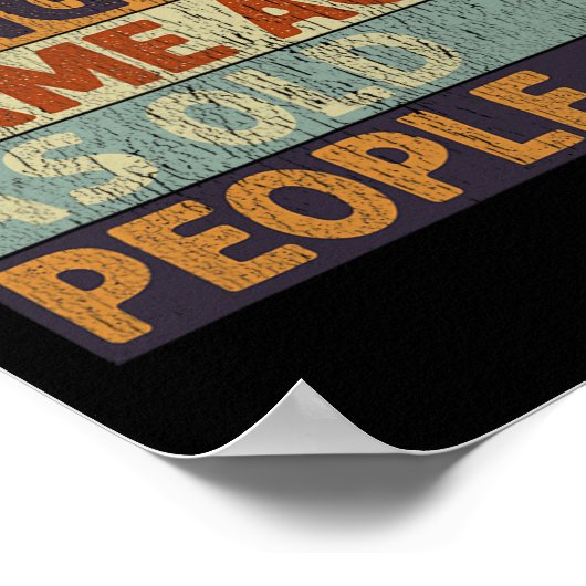 Het is vreemd om dezelfde leeftijd te hebben als o poster (Hoek)