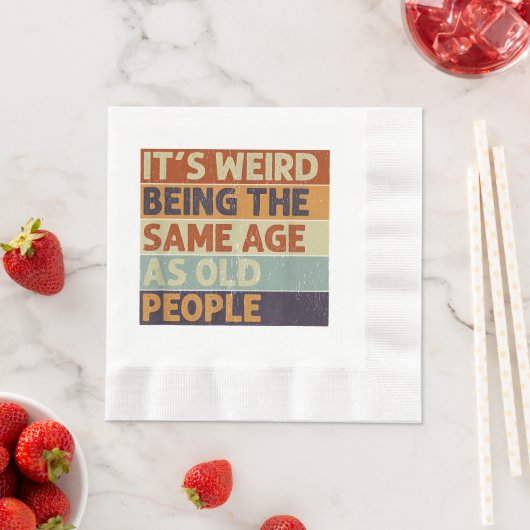 Het is vreemd om dezelfde leeftijd te hebben als o servet (Insitu)