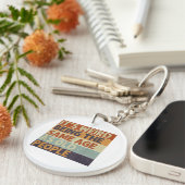 Het is vreemd om dezelfde leeftijd te hebben als o sleutelhanger (Voorkant Rechts)