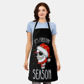 Het is vriesseizoen Winter Sneeuw Kerstvakantie Schort (Gedragen)