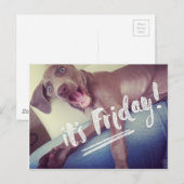 Het is vrijdag! briefkaart (Voorkant / Achterkant)