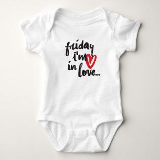 Het is vrijdag dat ik verliefd ben op baby bodysui romper