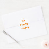 Het is Vrijdag de Dertiende Ronde Sticker (Envelop)