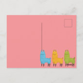 Het is vrijdag Llama Briefkaart (Achterkant)