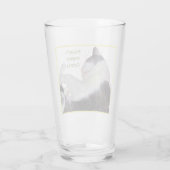 Het is vrijdag, neem een glas. Drinkglas Pintglas Glas (Achterkant)