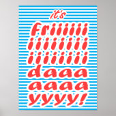 Het is vrijdag poster (Voorkant)