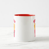 Het is vrijdag! Schattigee Franse Fry Cartoon Tweekleurige Koffiemok (Center)