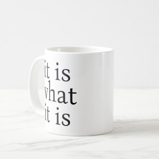 Het is waar het grappig Sarcastisch om gaat Koffiemok (Voorkant links)