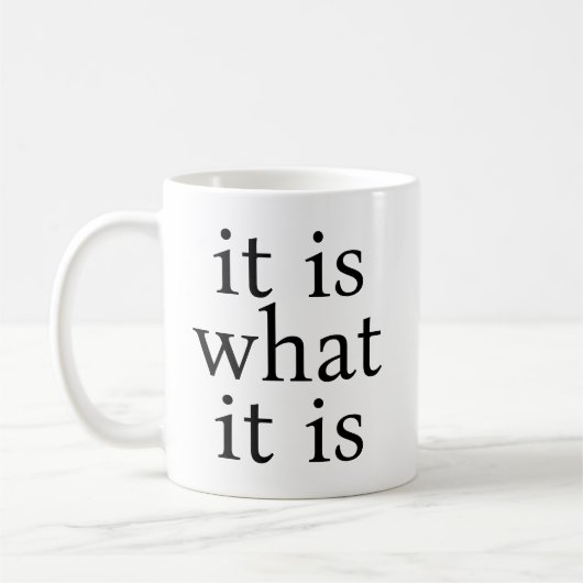 Het is waar het grappig Sarcastisch om gaat Koffiemok (Links)