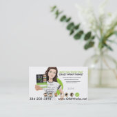 het is wakker geworden nu visitekaartjes wakeupnow (Staand voorkant)