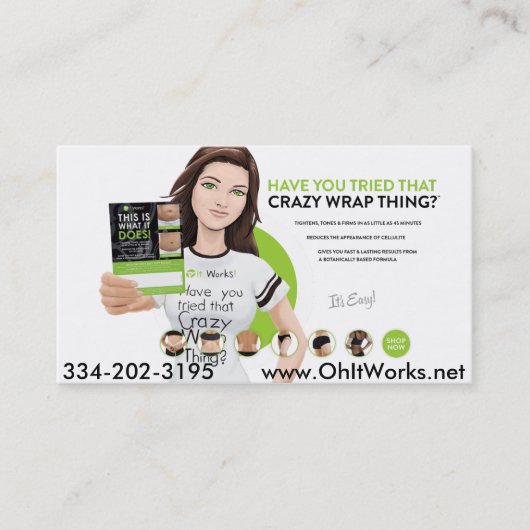 het is wakker geworden nu visitekaartjes wakeupnow (Voorkant)