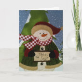 HET IS WARM IN DE BUURT VAN DE BOOM FEESTDAGEN KAART (Voorkant)