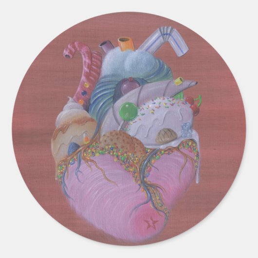 Het is wat er in de binnenkant zit dat telt ronde sticker (Voorkant)